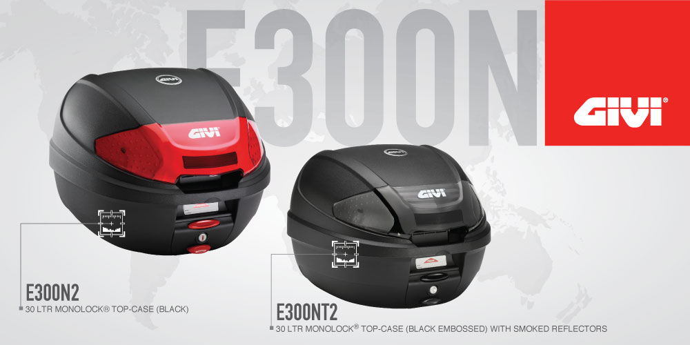 GIVI E300N2, GIVI E300NT2 TOP CASES